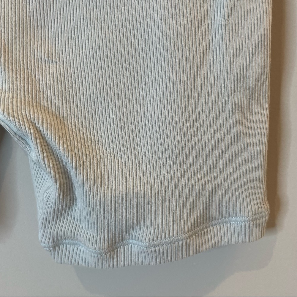 SKIMS Cotton Rib Boxer Limited Edition Frost Blue Grey Loungewear Small NWT - Picture 8 of 11